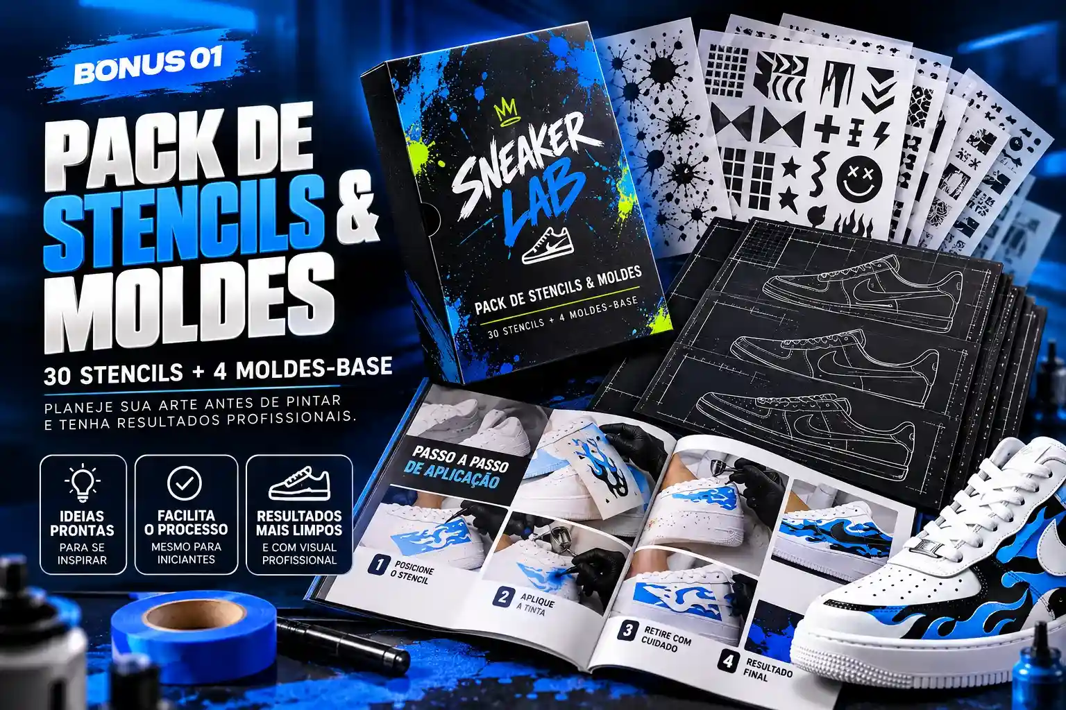 Bônus 1: Pack de Stencils & Moldes