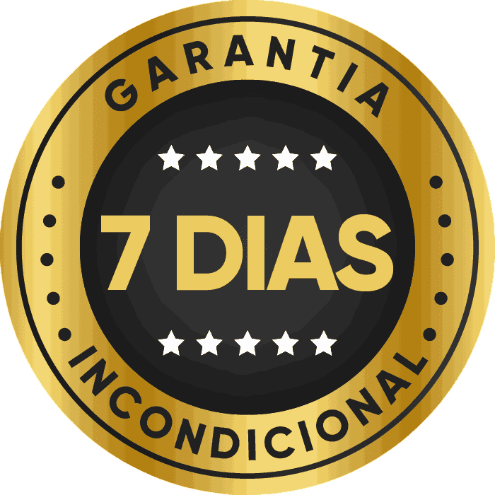 Selo de garantia incondicional de 7 dias